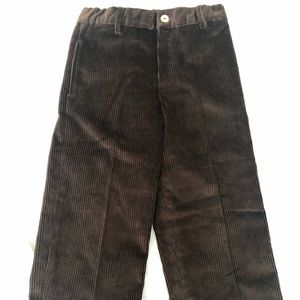 Oscar de la Renta Children Brown Corduroy Pant 3T